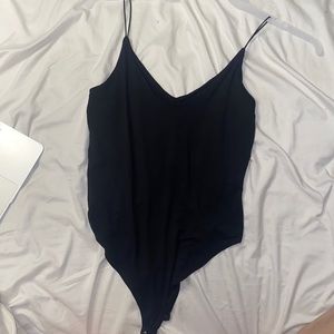 Size Small Gaze Black Bodysuit